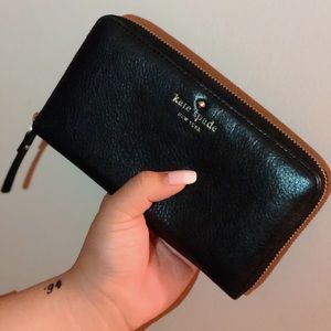 Kate Spade Black Leather Wallet